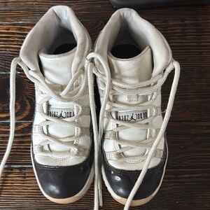 Air Jordan White and Black Sneakers